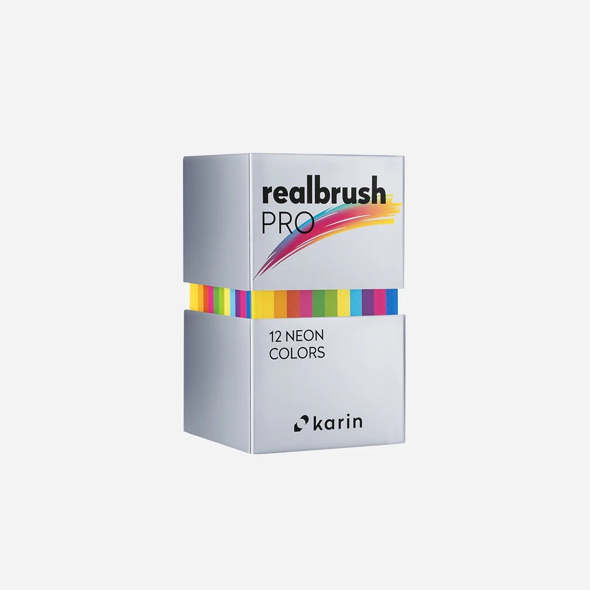 Karin Realbrush PRO Σετ 12 Μαρκαδόρων Νερού Neon Colors