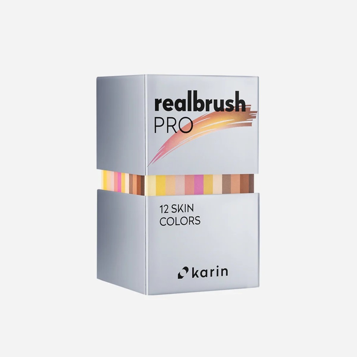 Karin Realbrush PRO Σετ 12 Μαρκαδόρων Νερού Skin Colors