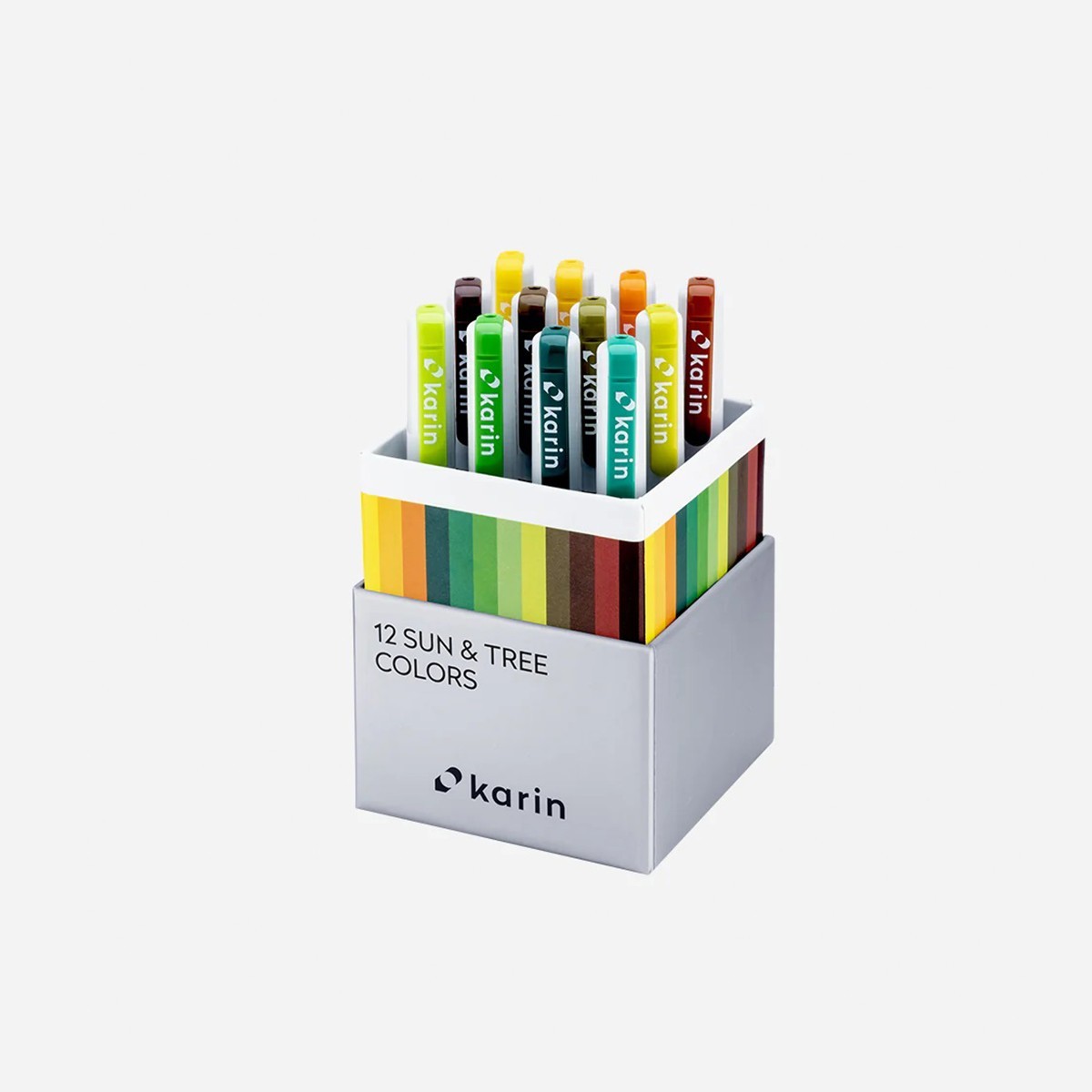 Karin Realbrush PRO Σετ 12 Μαρκαδόρων Νερού Sun and Trees Colors