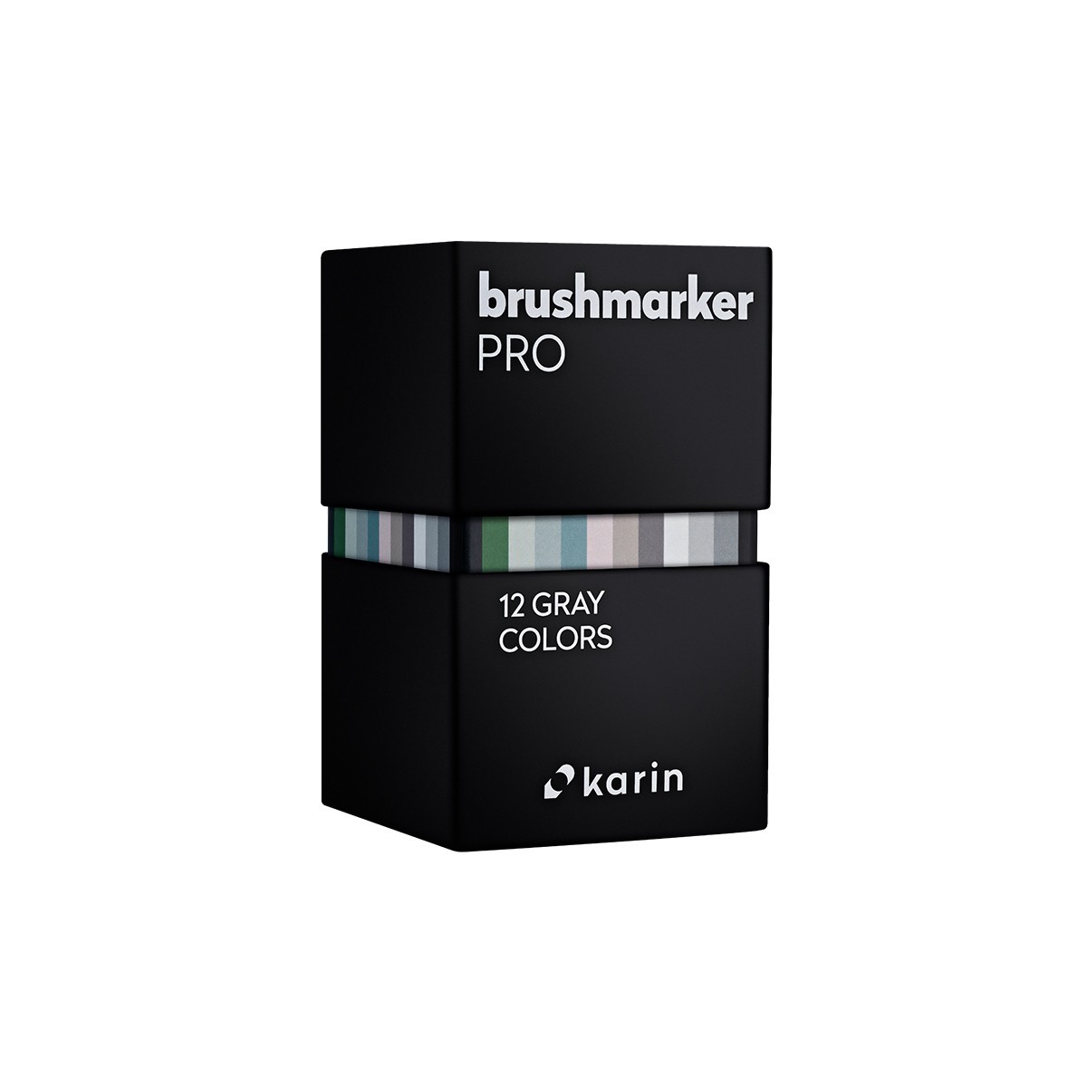 Karin Σετ Μαρκαδόρων Νερού Brushmarker PRO 12 Gray Colors