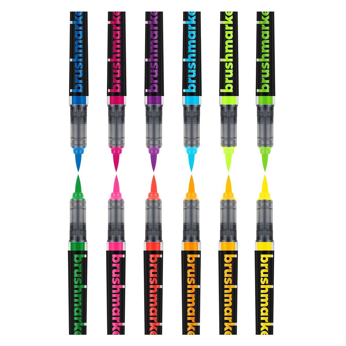 Karin Σετ Μαρκαδόρων Νερού Brushmarker PRO 12 Neon Colors