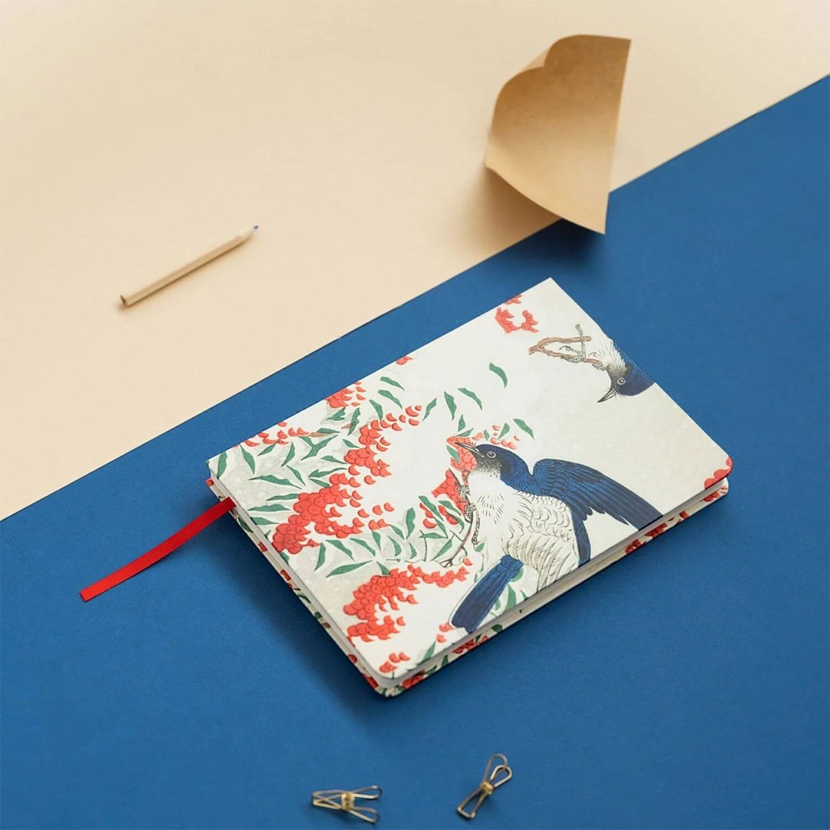 Kokonote Υφασμάτινο Σημειωματάριο Α5 Japanese Flycatchers