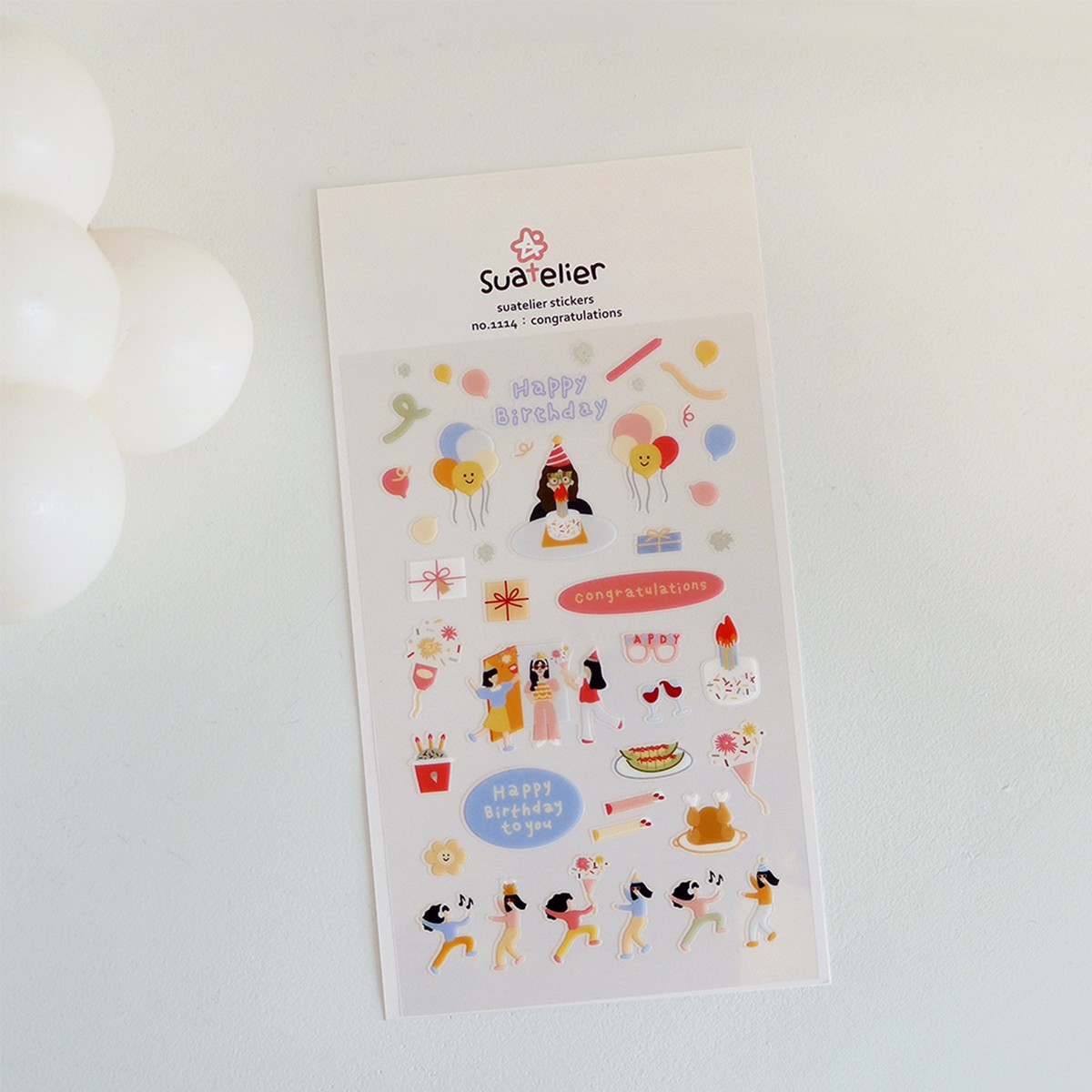Suatelier Design Αυτοκόλλητα Daily Deco Congratulations