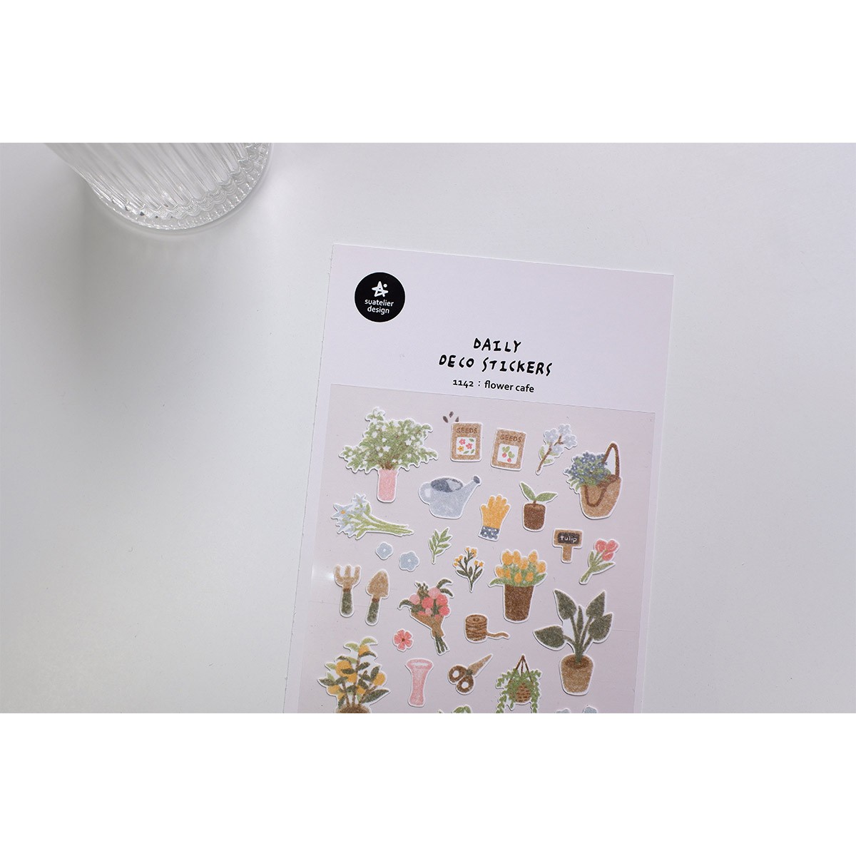 Suatelier Design Αυτοκόλλητα Daily Deco Flower Cafe
