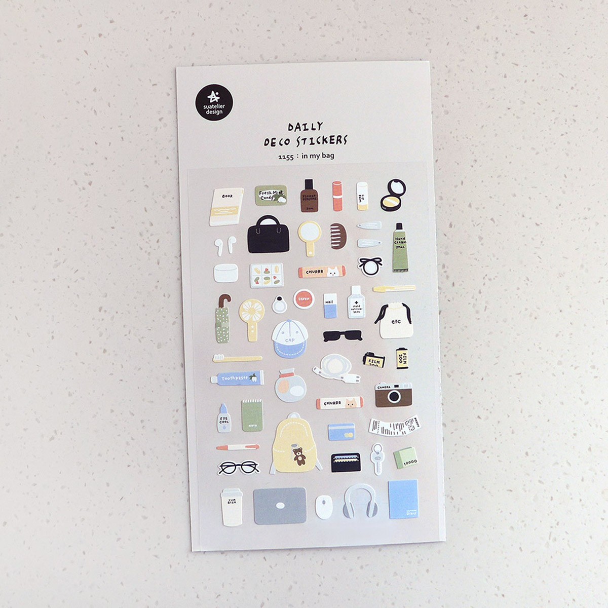 Suatelier Design Αυτοκόλλητα Daily Deco In my Bag