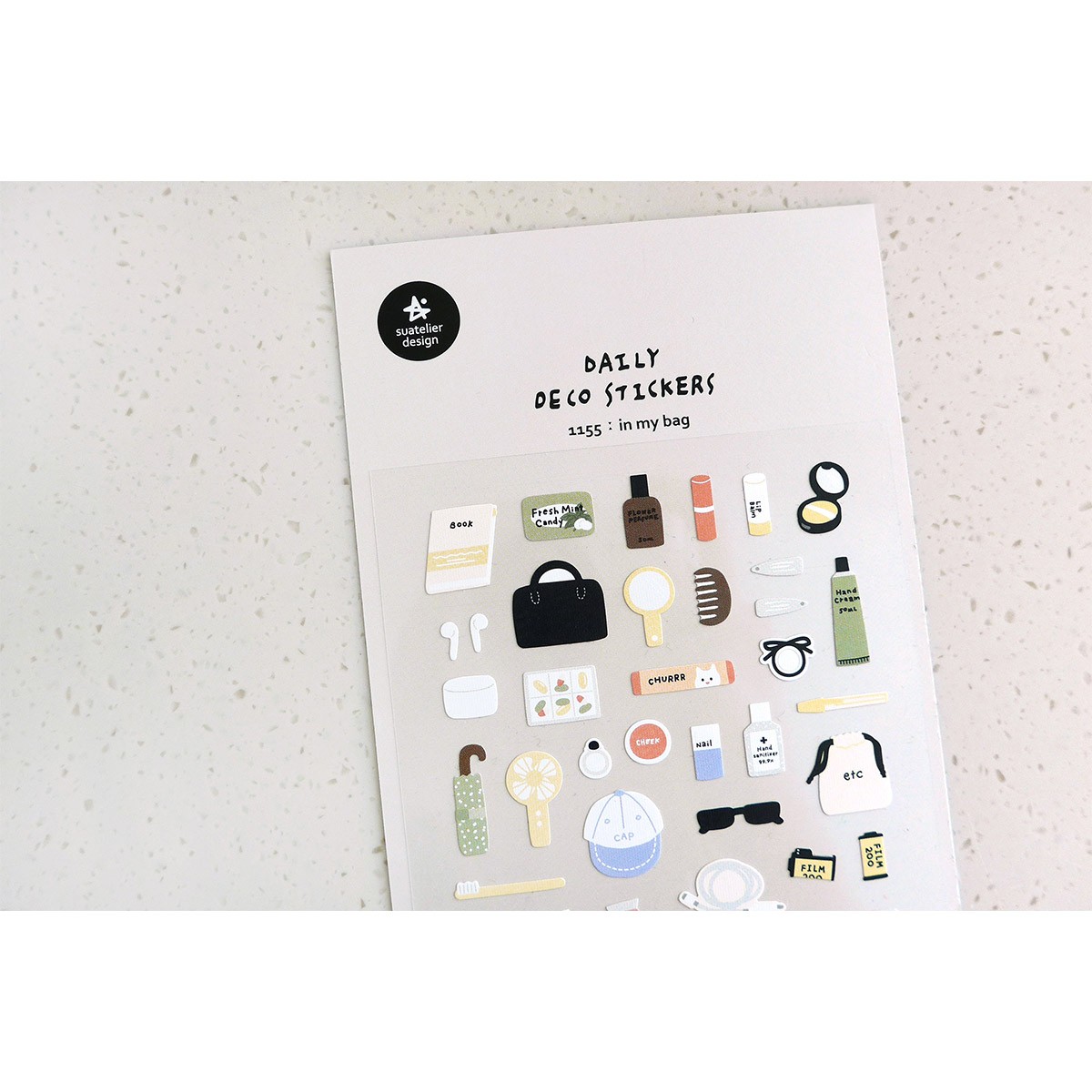 Suatelier Design Αυτοκόλλητα Daily Deco In my Bag