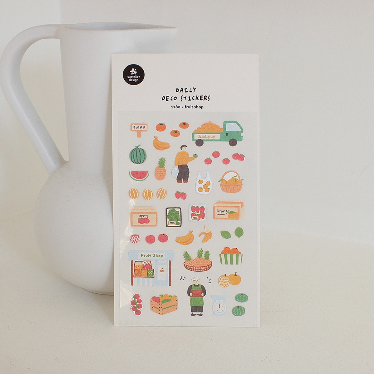 Suatelier Design Αυτοκόλλητα Daily Deco Fruit Shop