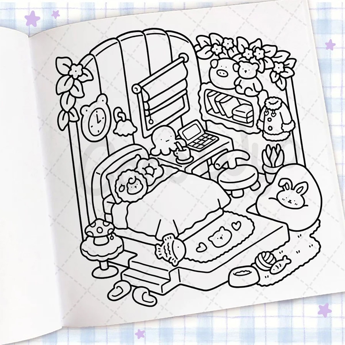 Coco Wyo Cozy Corner - Coloring Book