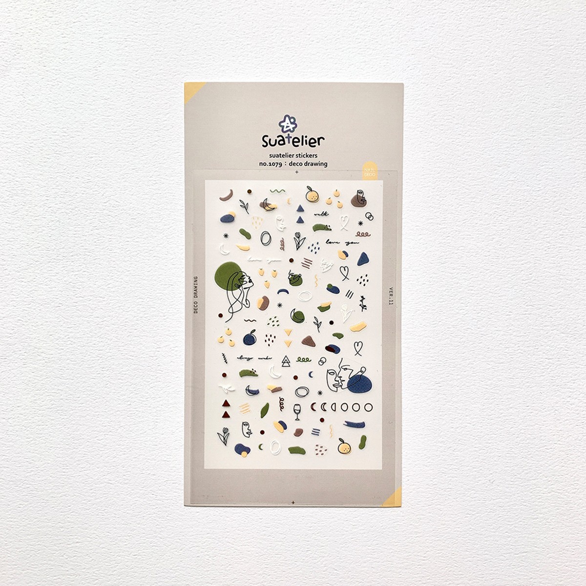 Suatelier Design Αυτοκόλλητα Daily Deco Drawing