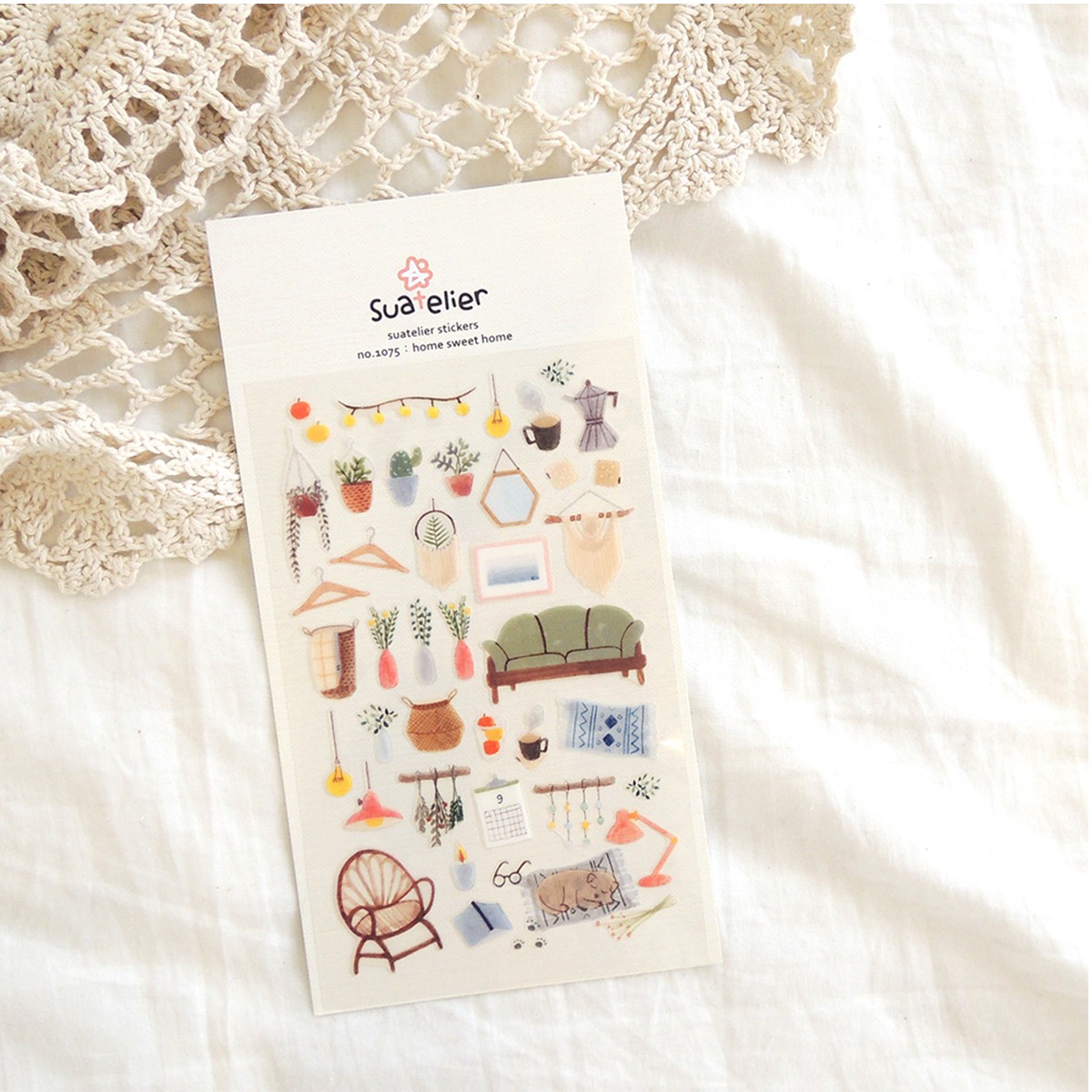 Suatelier Design Αυτοκόλλητα Daily Deco Home Sweet Home