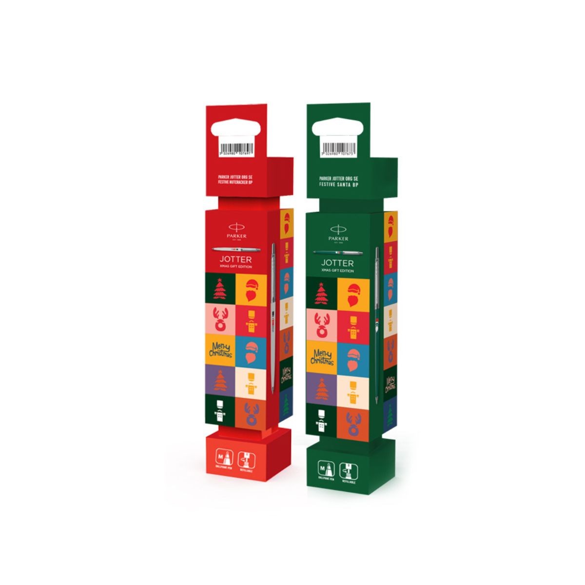 Parker Jotter Original Σετ 4 Στυλό Διαρκείας Festive