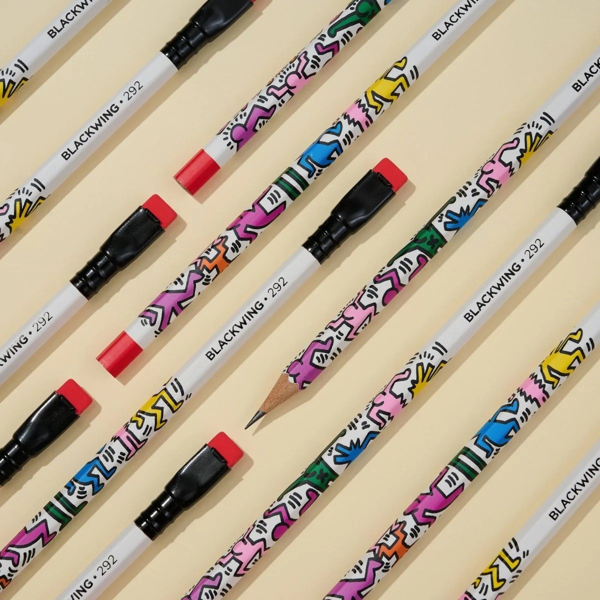 Blackwing Volume 292 Keith Haring Ξύλινα Μολύβια με Γόμα