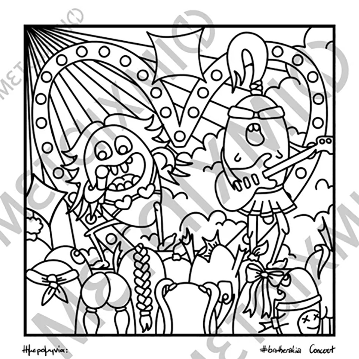 Brotherakia - Coloring Book by Mikri Ollandeza