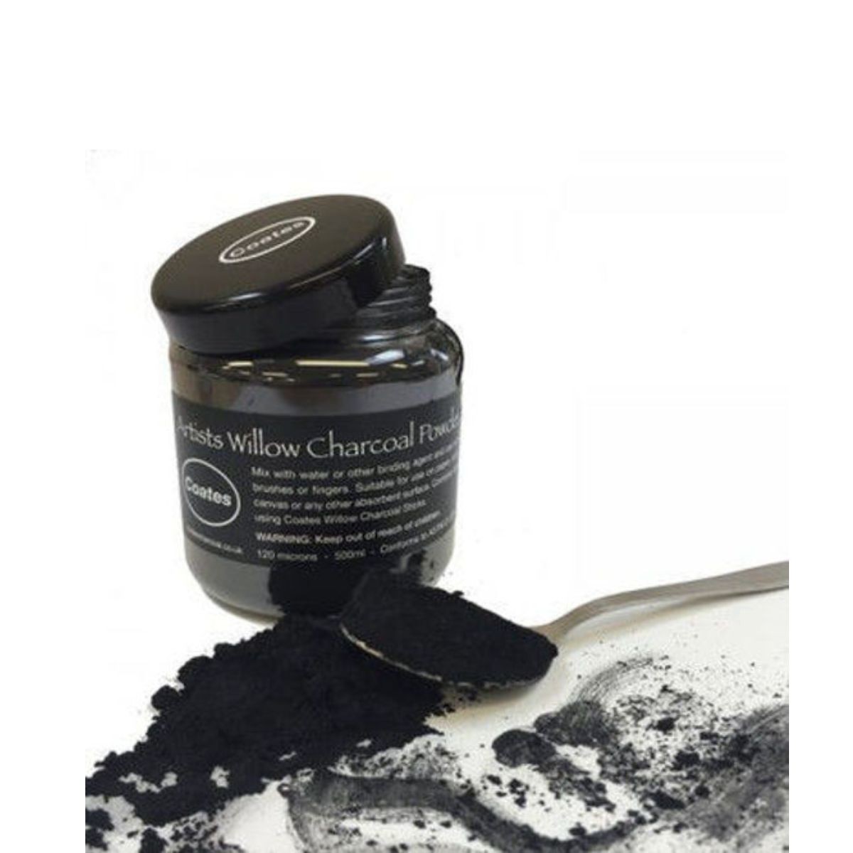 Coates Σκόνη Κάρβουνου Artist's Willow Charcoal Powder 500ml