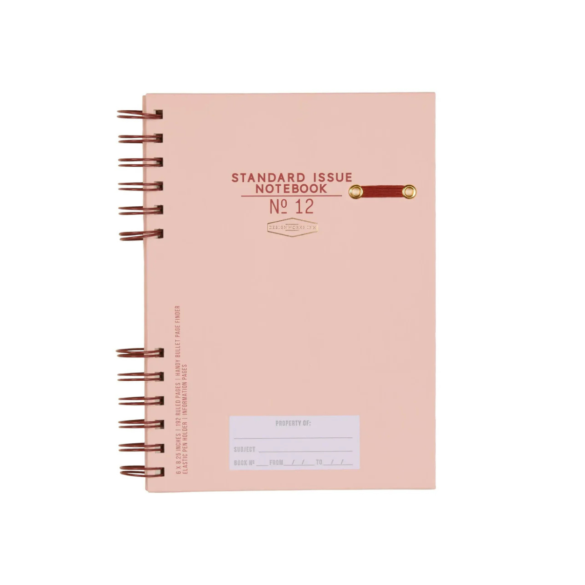 Designworks Ink Σημειωματάριο Planner Standard Issue No. 12 - Rosewood + Blush