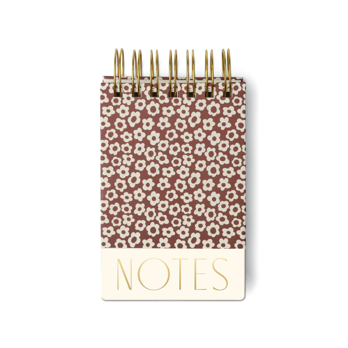 Designworks Ink Σπιράλ Σημειωματάριο Chunky Notepad - Burgundy Groovy Floral