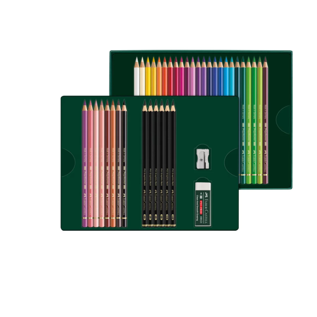 Faber Castell Σετ Ξυλομπογιές Polychromos & Pitt Graphite Matt 40τμχ