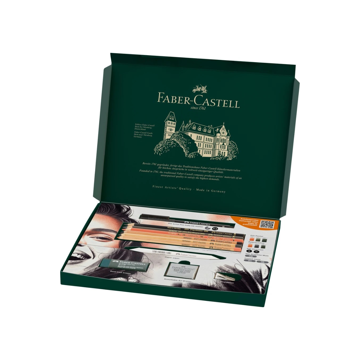 Faber Castell Σετ Ξηρής Ζωγραφικής Discovery Set σε Μεταλλική Κασετίνα