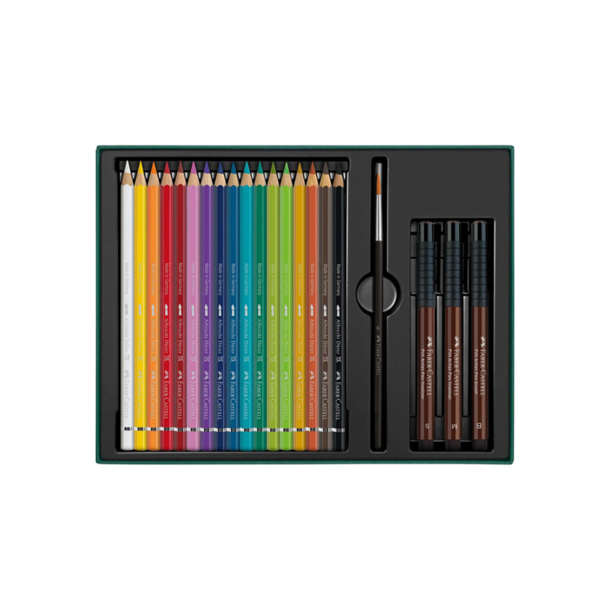 Faber Castell Σετ Υδατοδιαλυτών Χρωμάτων Albrecht Durer & Pitt Artist Pens 21τεμ