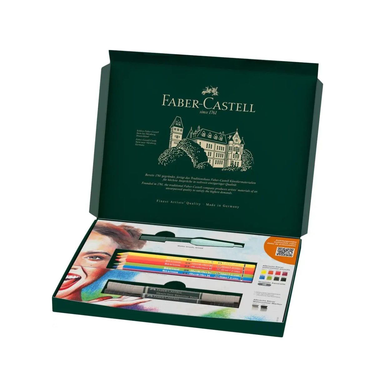 Faber Castell Σετ Υδατοδιαλυτών Χρωμάτων Albrecht Dürer σε Μεταλλική Κασετίνα