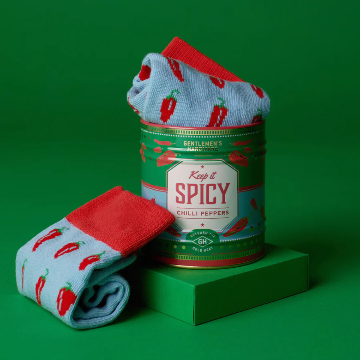 Gentlemen's Hardware Socks in a Can - Chillies Gentlemen's Hardware Socks in a Can - Chillies