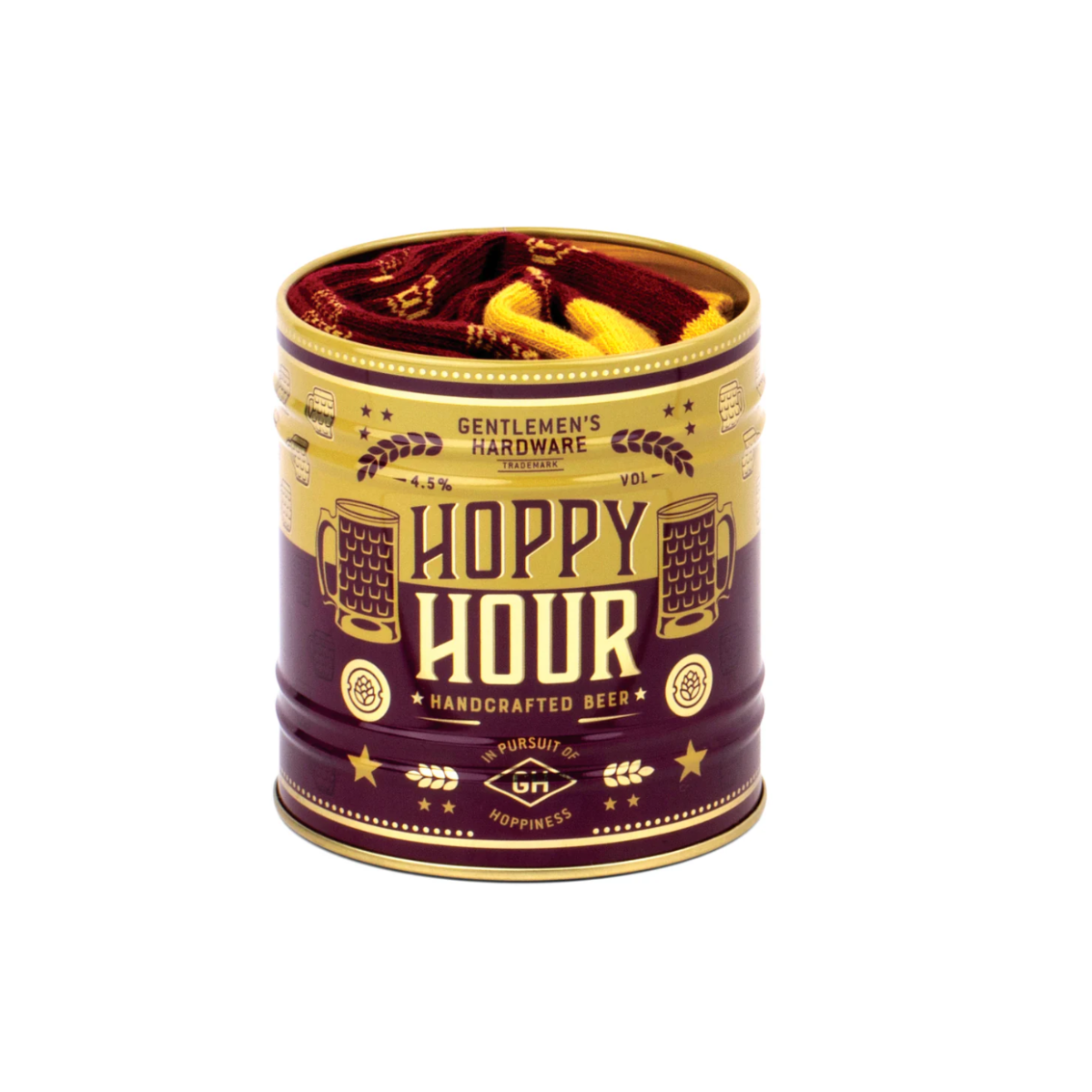 Gentlemen's Hardware Socks in a Can - Beer Gentlemen's Hardware Socks in a Can - Beer