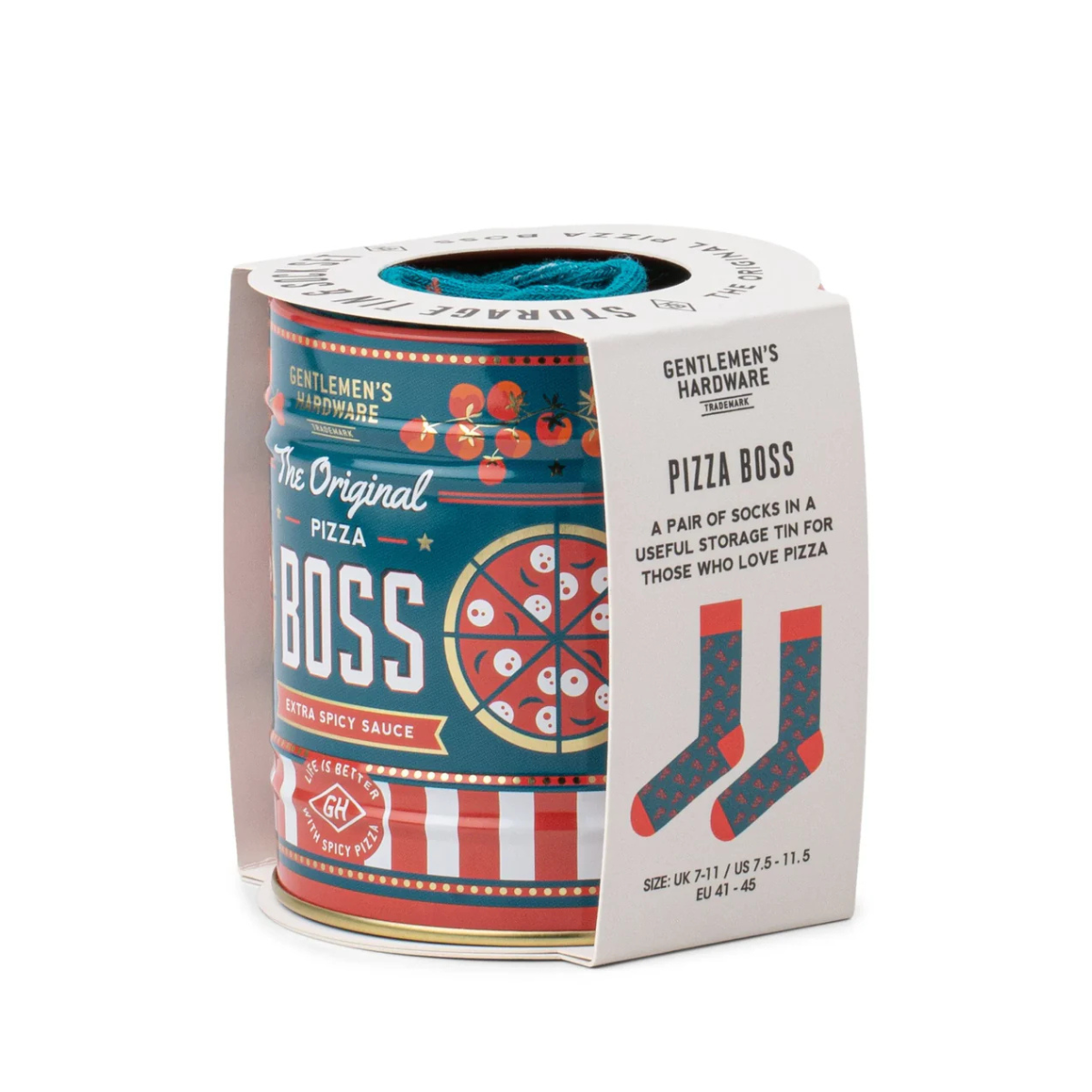 Gentlemen's Hardware Socks in a Can - Pizza Sauce Gentlemen's Hardware Socks in a Can - Pizza Sauce