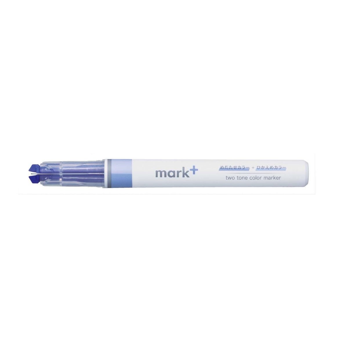 Kokuyo Μαρκαδόρος Υπογράμμισης Mark+ 2 Αποχρώσεων Light Blue