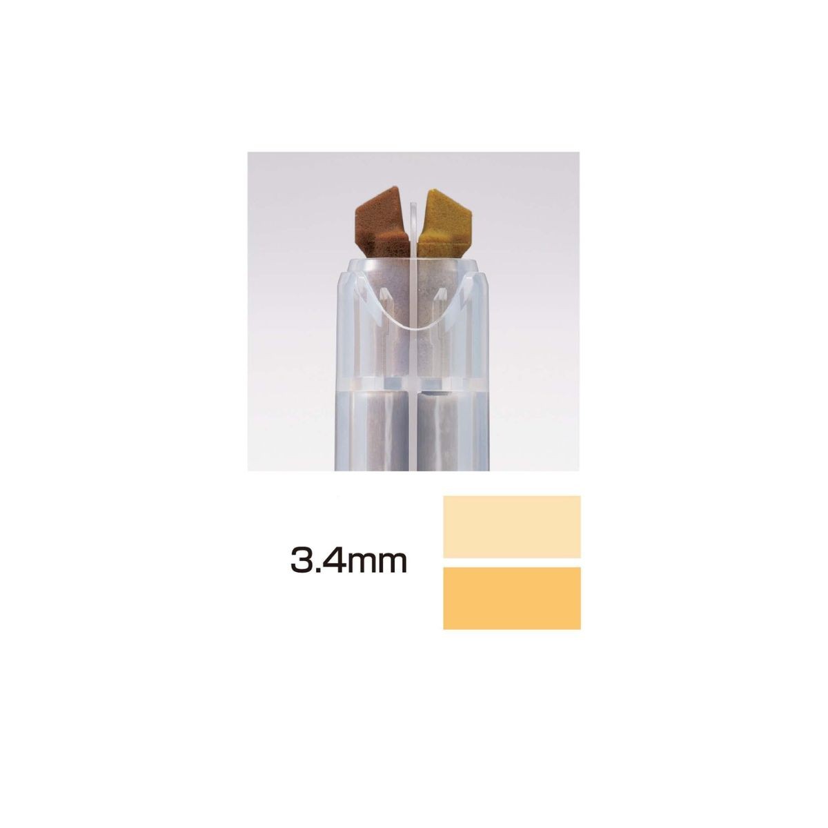 Kokuyo Μαρκαδόρος Υπογράμμισης Mark+ 2 Αποχρώσεων Light Blue