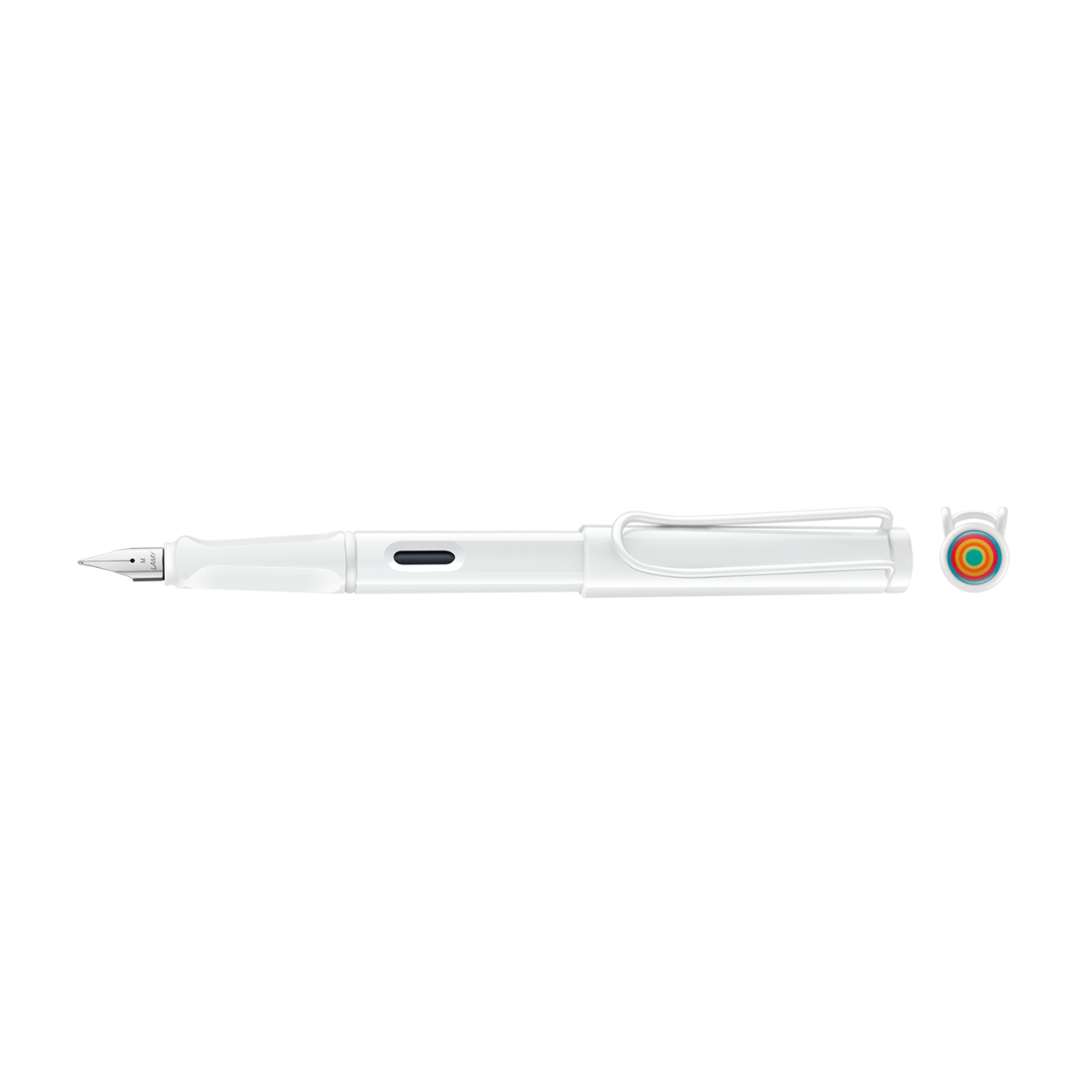 Lamy Safari All White Σετ Πένα M & Multirings Special Edition 2025