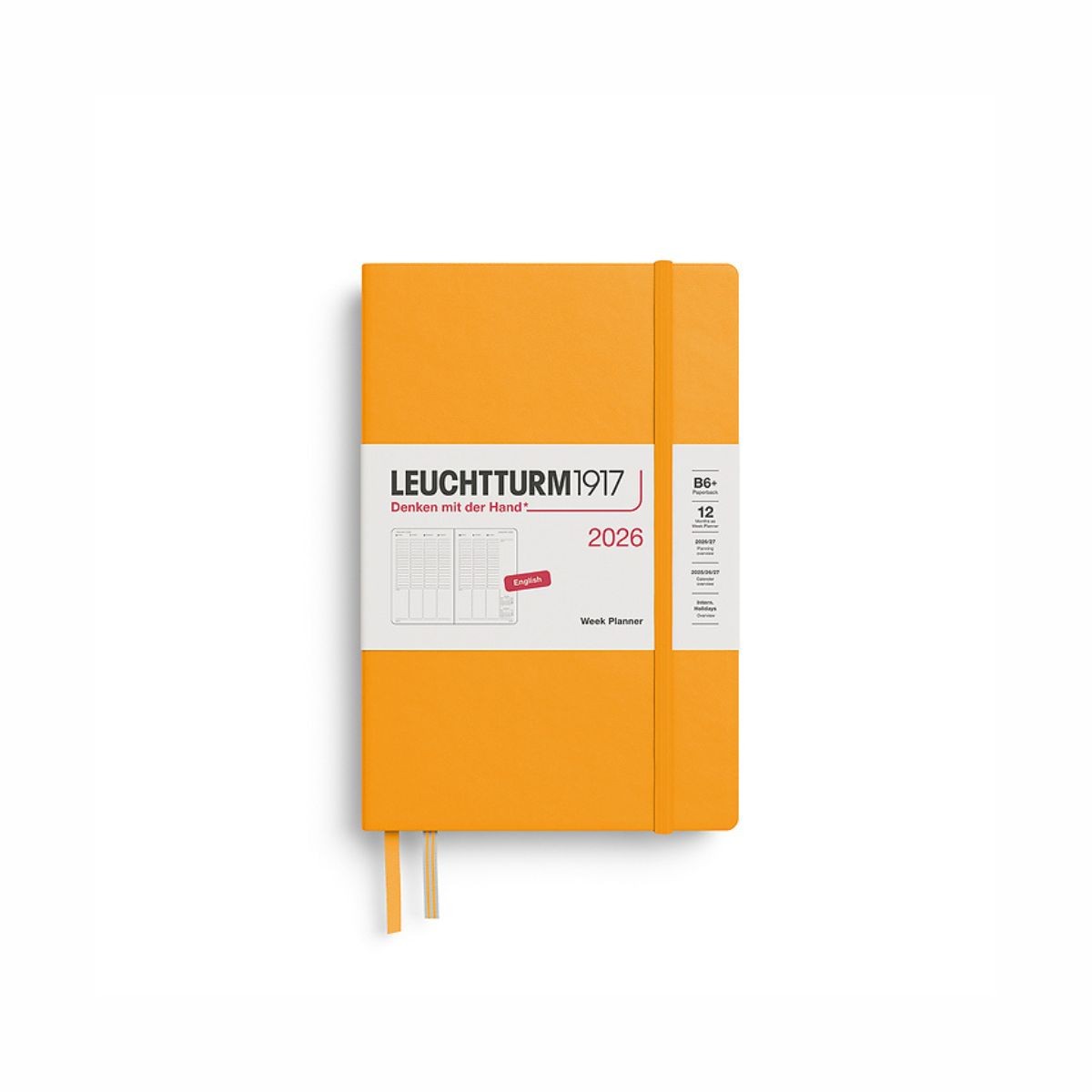 LEUCHTTURM1917 Εβδομαδιαίο Planner B6+ 2026 με Σκληρό Εξώφυλλο - Rising Sun