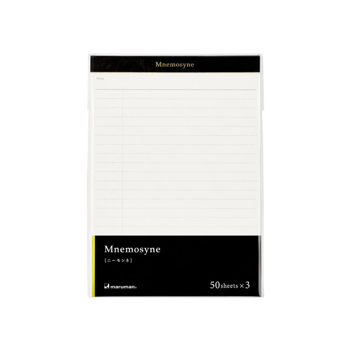 Maruman Mnemosyne Σετ Μπλοκ Σημειώσεων 3 x 50 Φύλλα