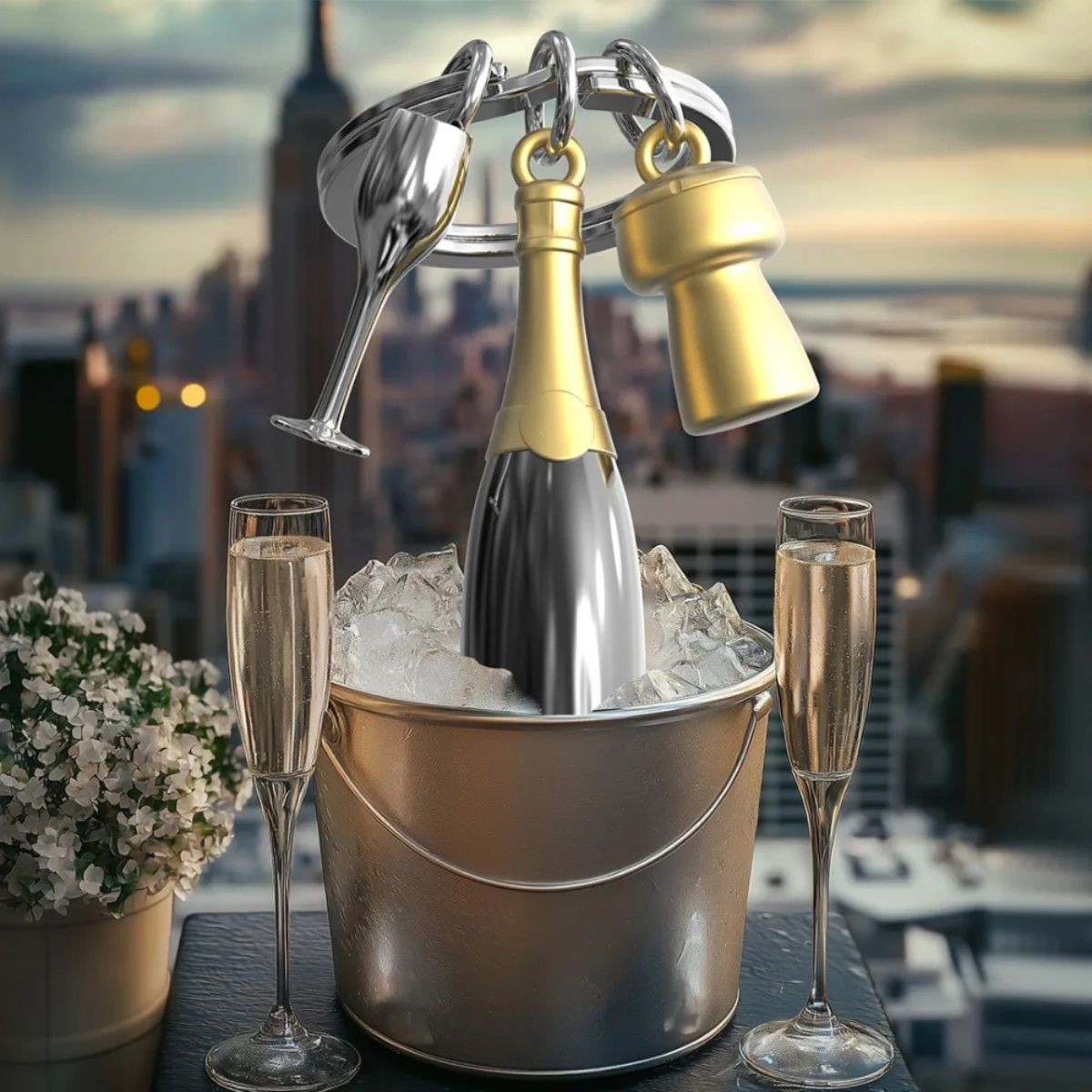 Metalmorphose Μπρελόκ Lifestyle Collection Champagne Black
