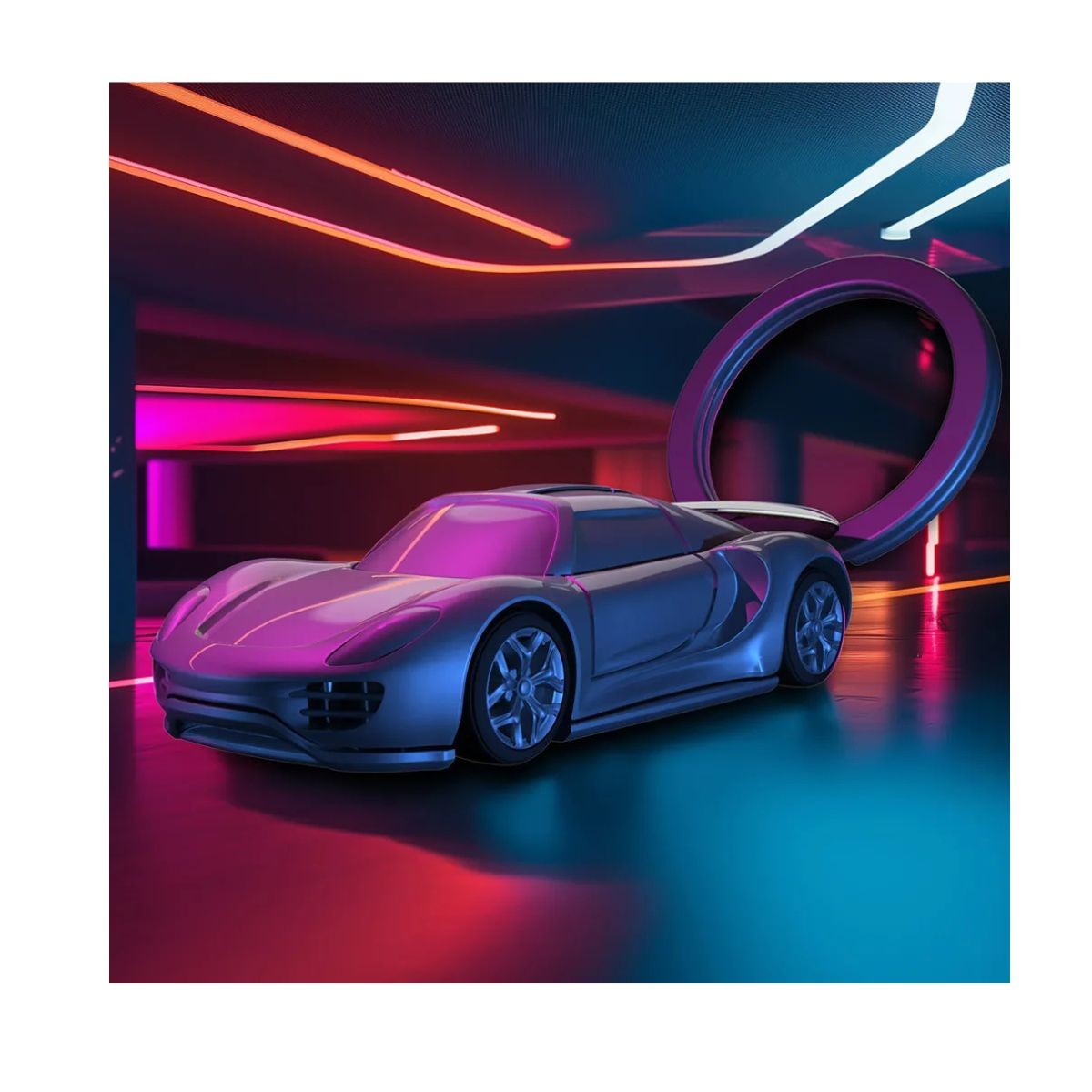 Metalmorphose Μπρελόκ On the Road Collection Black Supercar