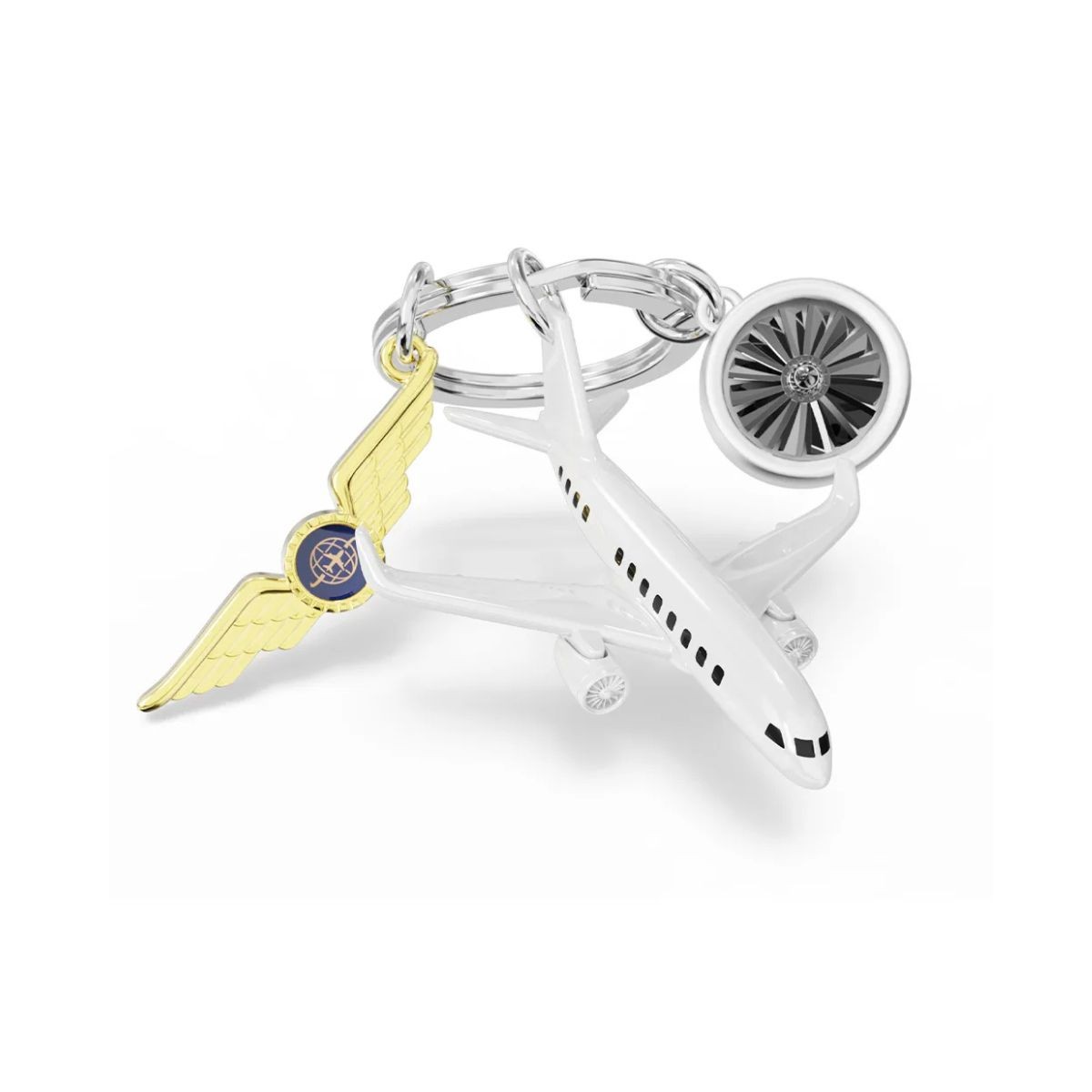 Metalmorphose Μπρελόκ Travel Collection Pilot, airplane, bade & engine