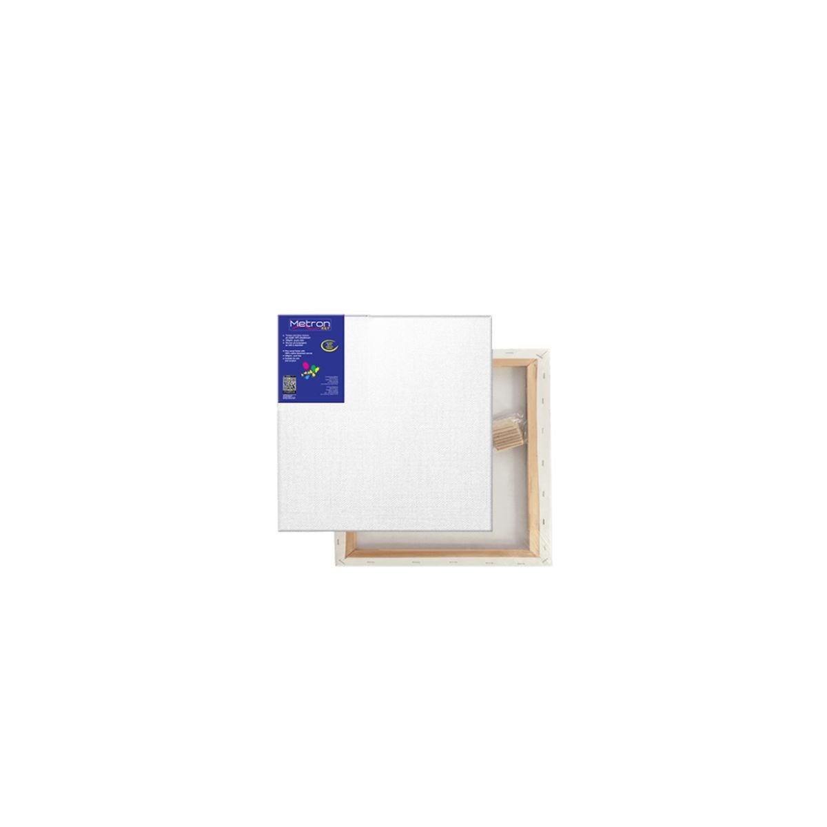 METRON ART Τελάρο Μουσαμάς Βαμβακερός 10x10