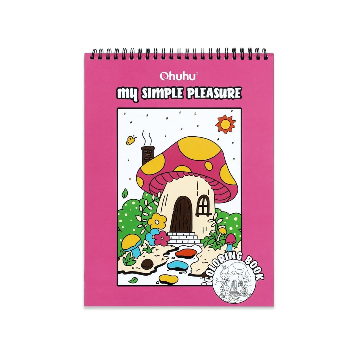 Ohuhu Bleedproof Coloring Book My Simple Pleasure