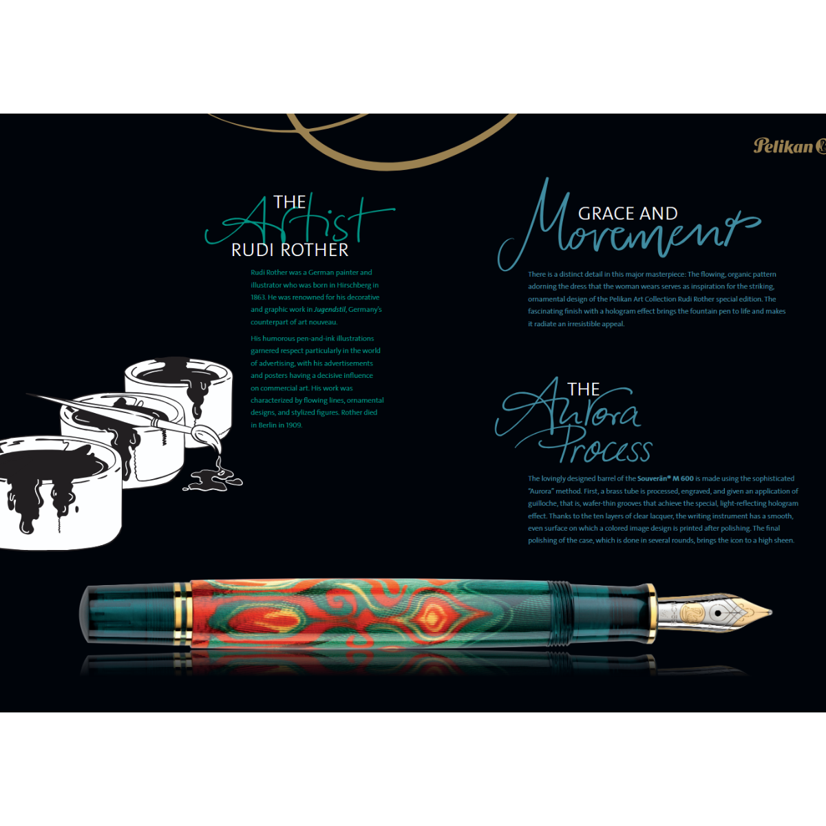 Pelikan Souverän® M600 Art Collection Special Edition Rudi Rother Πένα F
