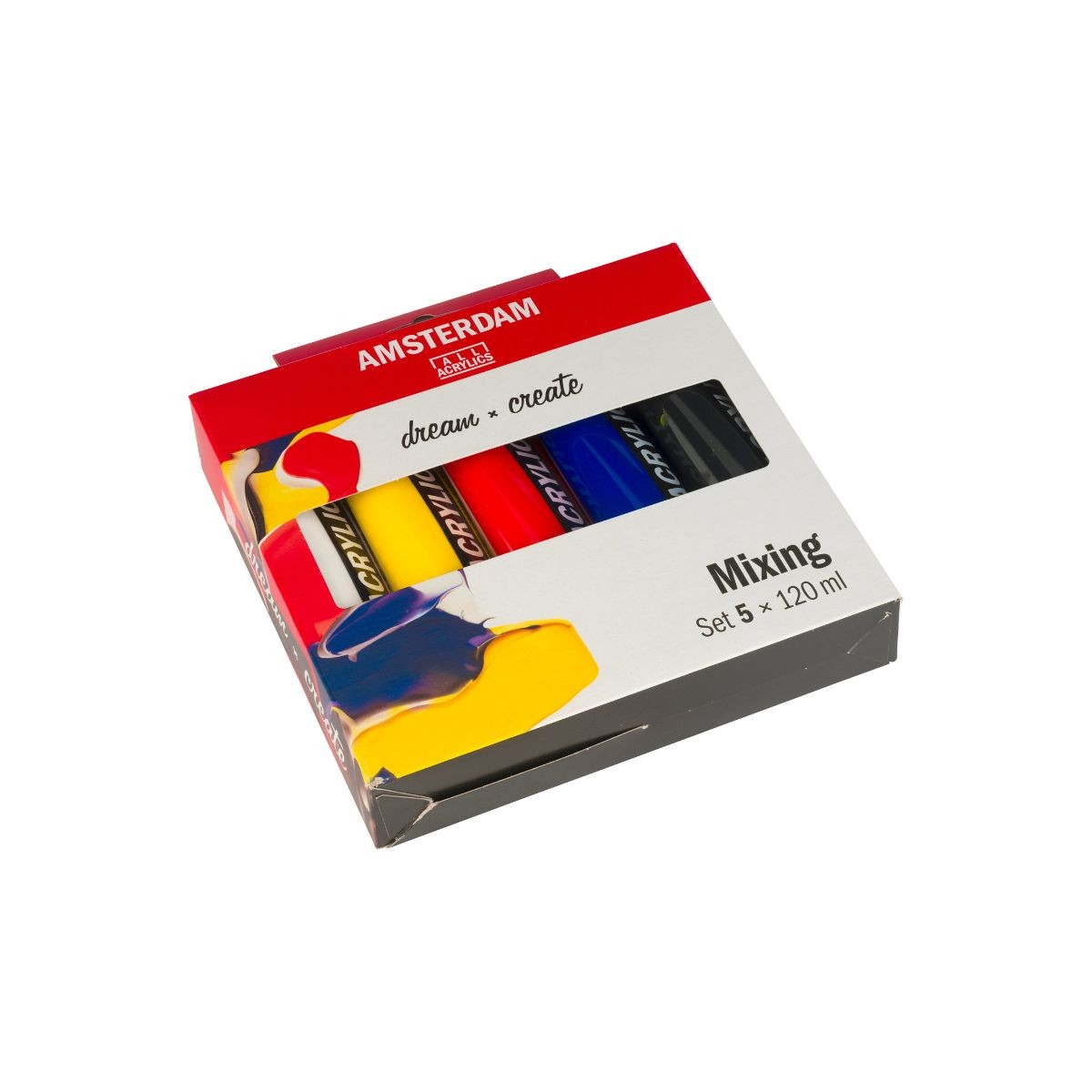Royal Talens Σετ 5 Ακρυλικών Χρωμάτων Amsteram Mixing 120ml