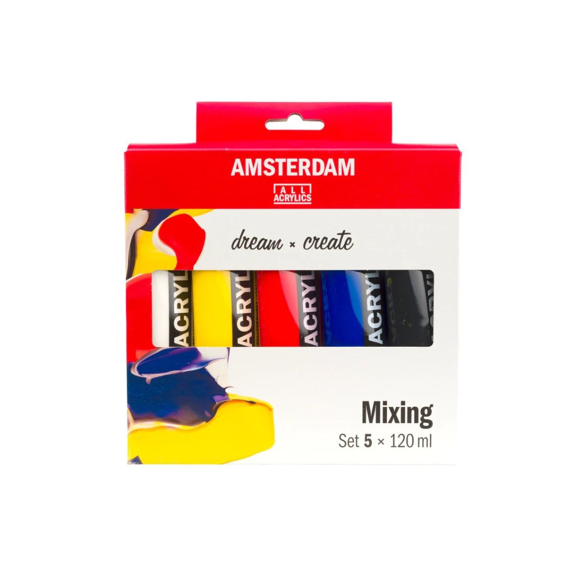 Royal Talens Σετ 5 Ακρυλικών Χρωμάτων Amsteram Mixing 120ml