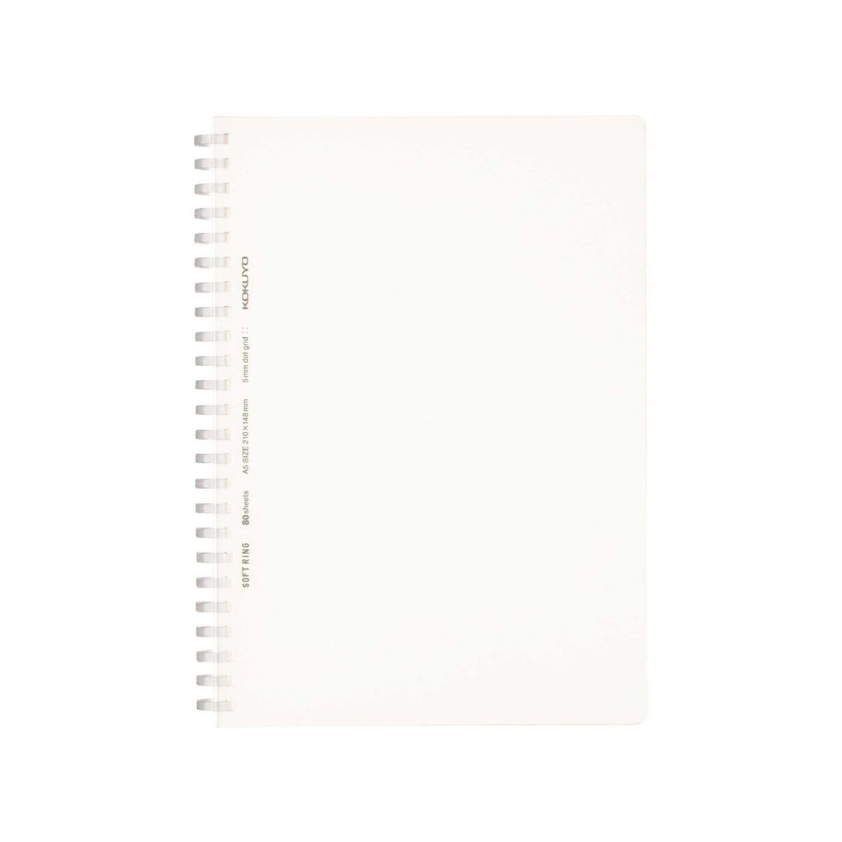 Σημειωματάριο Soft Ring A5 Dot Grid Clear