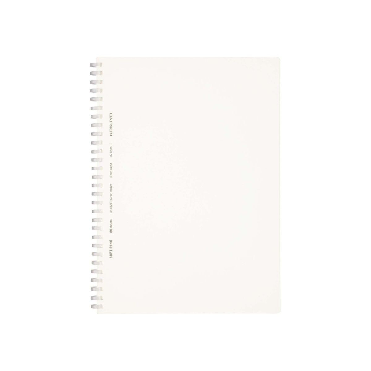 Σημειωματάριο Soft Ring Β5 Ριγέ Clear