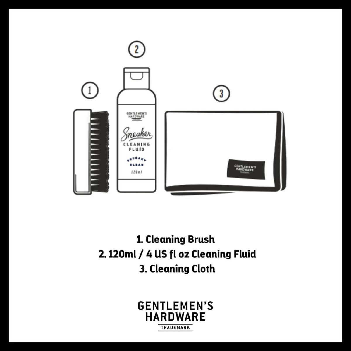 Sneaker Cleaning KitGentlemen’s Hardware Sneaker Cleaning Kit