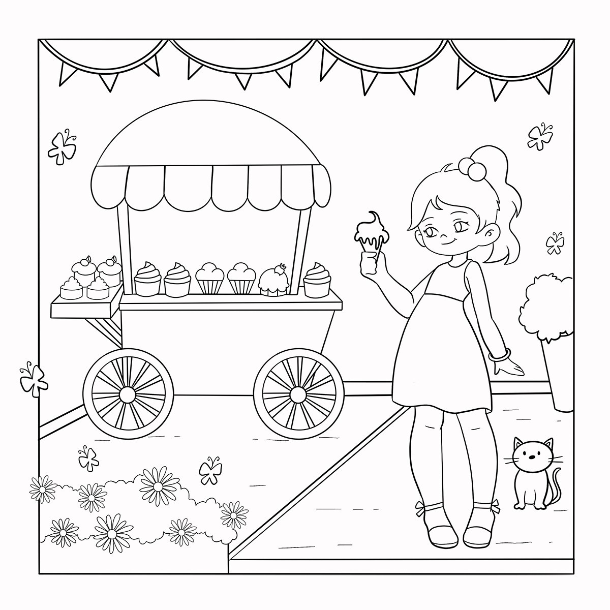 Sunshine & Smiles Coloring Book