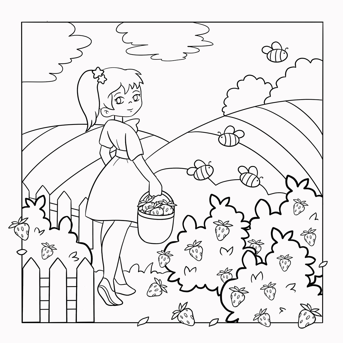 Sunshine & Smiles Coloring Book
