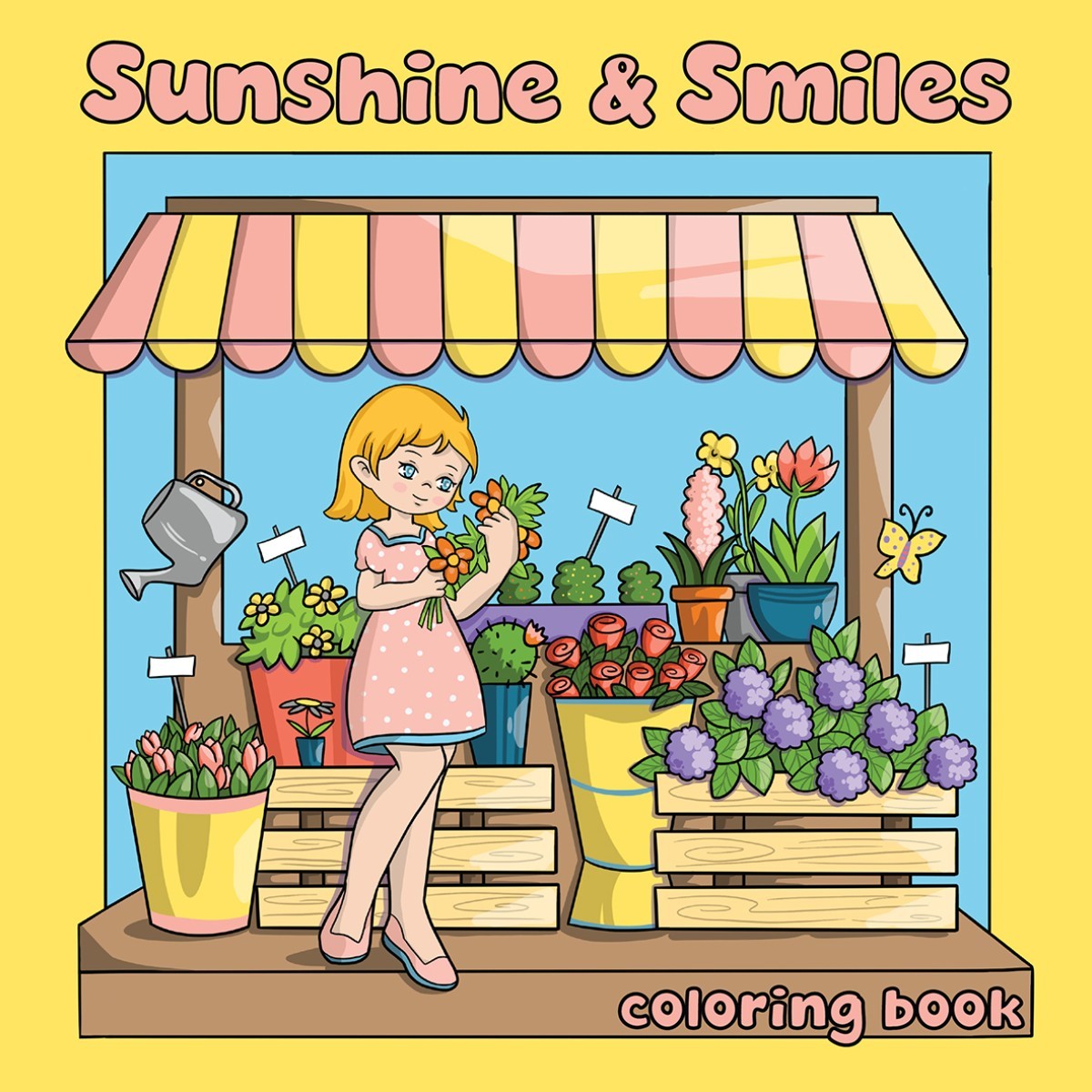Sunshine & Smiles Coloring Book