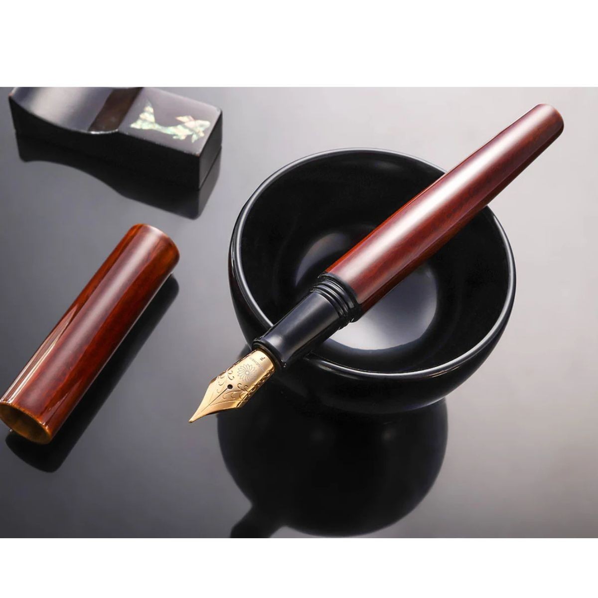 Wancher Sekai Aizu Urushi Πένα M - Verawood