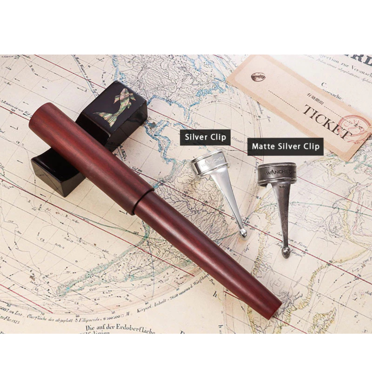 Wancher Sekai World Tree Πένα M - Sandalwood