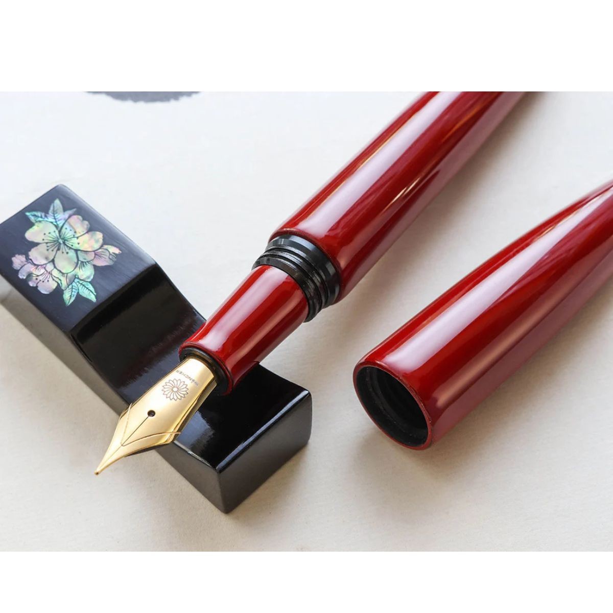Wancher True Urushi Πένα - Red