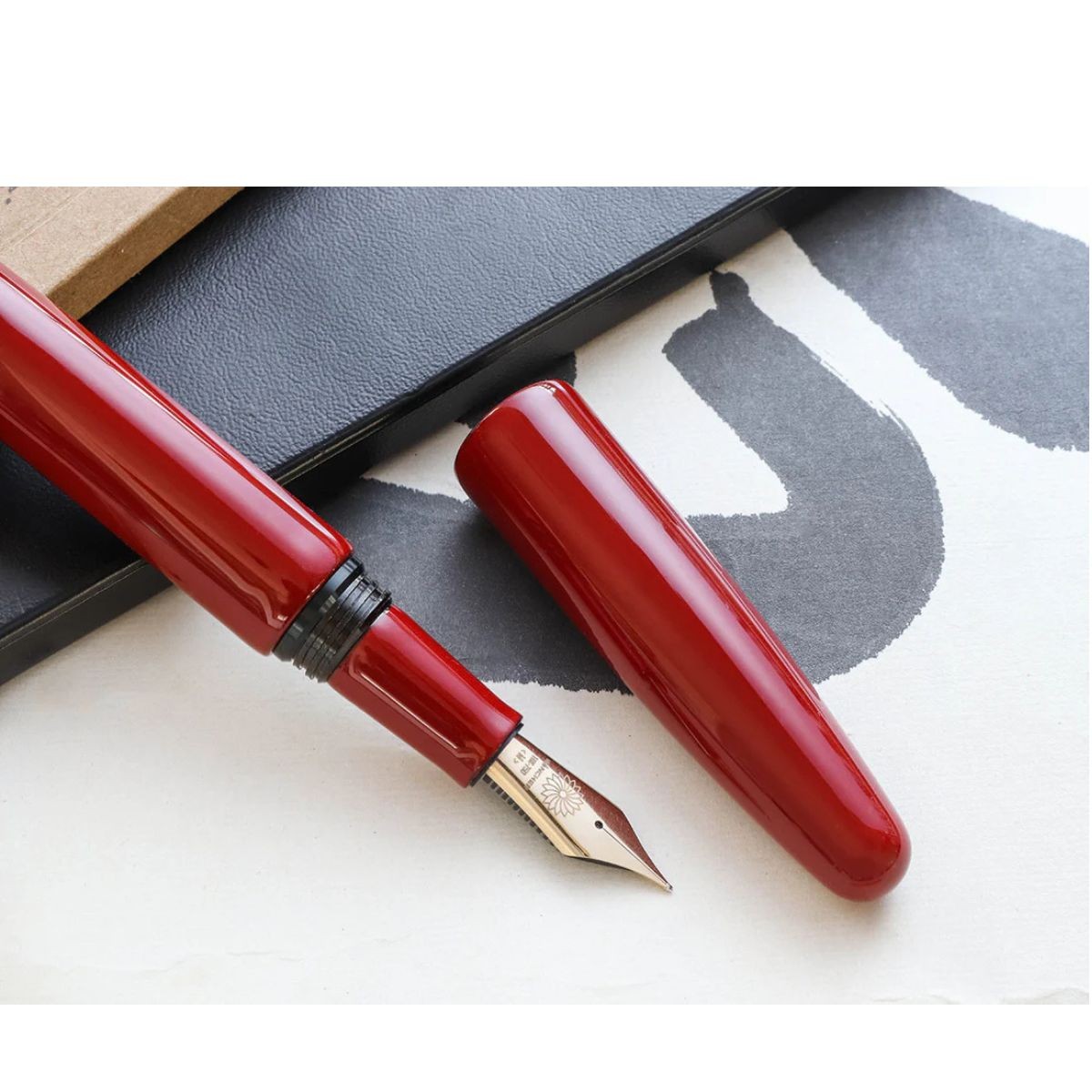 Wancher True Urushi Πένα - Red